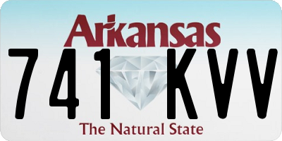 AR license plate 741KVV