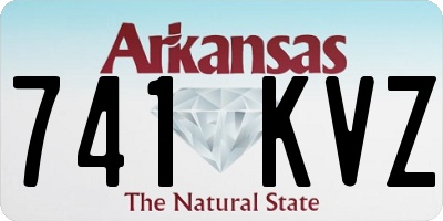 AR license plate 741KVZ