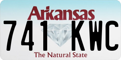 AR license plate 741KWC
