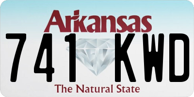 AR license plate 741KWD