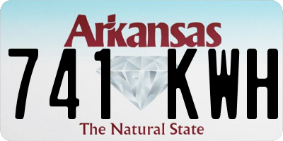 AR license plate 741KWH