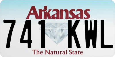 AR license plate 741KWL