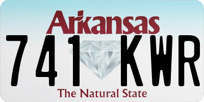 AR license plate 741KWR