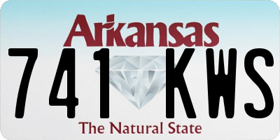 AR license plate 741KWS