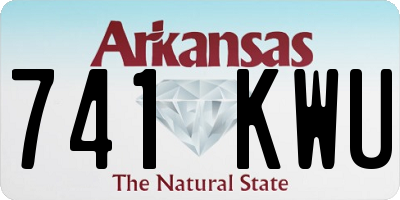 AR license plate 741KWU
