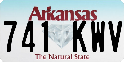 AR license plate 741KWV