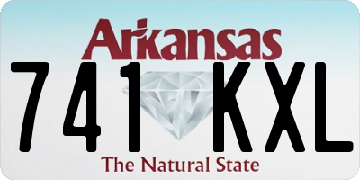 AR license plate 741KXL