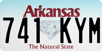 AR license plate 741KYM
