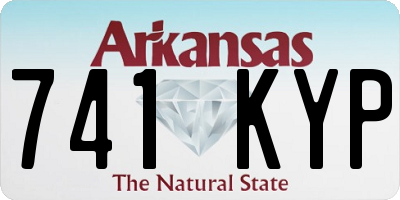AR license plate 741KYP