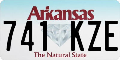 AR license plate 741KZE