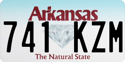 AR license plate 741KZM