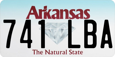 AR license plate 741LBA