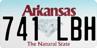 AR license plate 741LBH