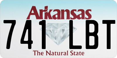 AR license plate 741LBT