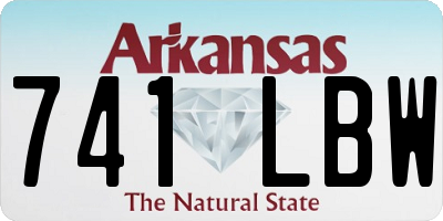 AR license plate 741LBW