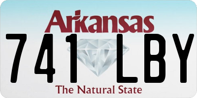 AR license plate 741LBY