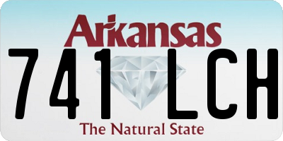 AR license plate 741LCH