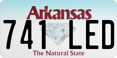 AR license plate 741LED