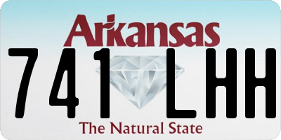 AR license plate 741LHH