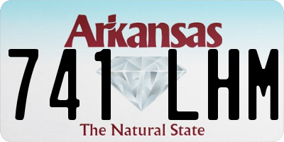 AR license plate 741LHM