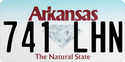AR license plate 741LHN