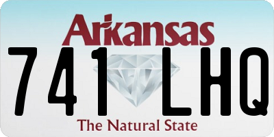 AR license plate 741LHQ