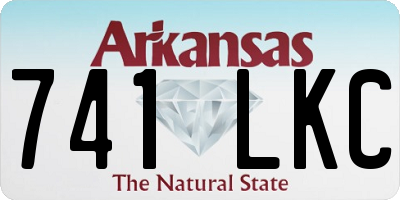 AR license plate 741LKC
