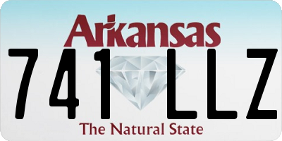 AR license plate 741LLZ