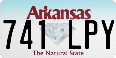 AR license plate 741LPY