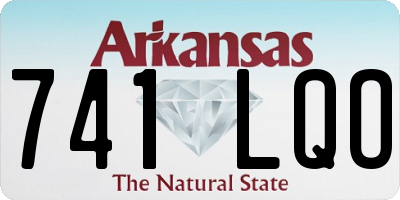 AR license plate 741LQO