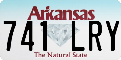 AR license plate 741LRY