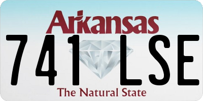 AR license plate 741LSE
