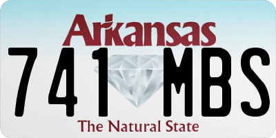 AR license plate 741MBS