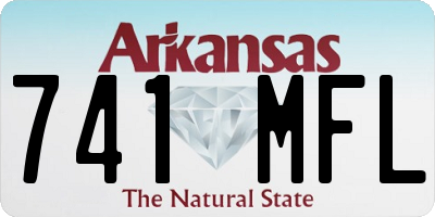 AR license plate 741MFL