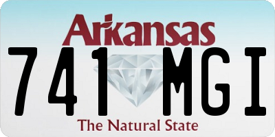 AR license plate 741MGI