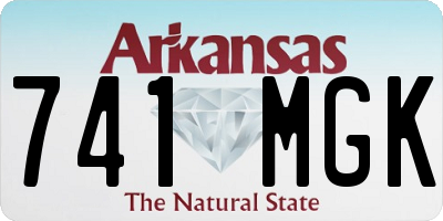 AR license plate 741MGK