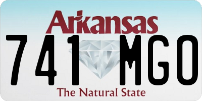 AR license plate 741MGO