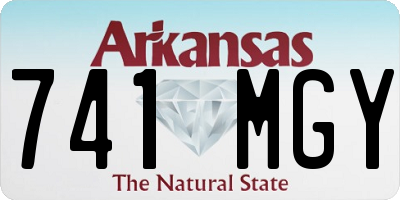 AR license plate 741MGY