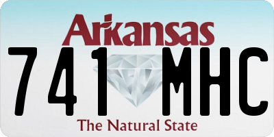 AR license plate 741MHC