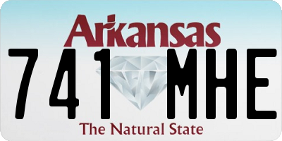 AR license plate 741MHE