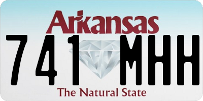 AR license plate 741MHH