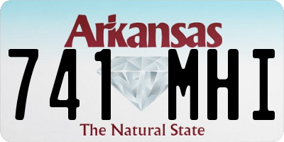 AR license plate 741MHI