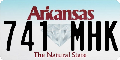 AR license plate 741MHK