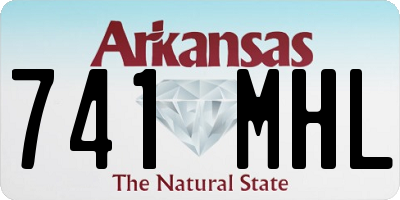AR license plate 741MHL