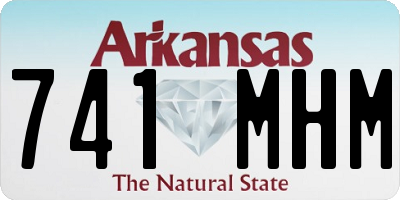 AR license plate 741MHM