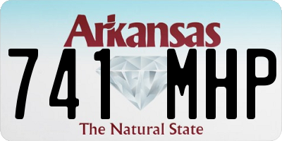 AR license plate 741MHP