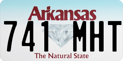 AR license plate 741MHT