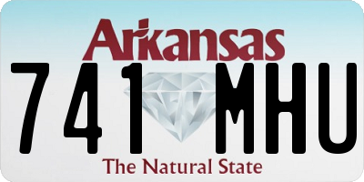 AR license plate 741MHU