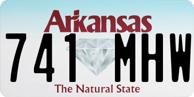 AR license plate 741MHW