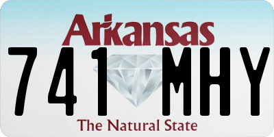 AR license plate 741MHY